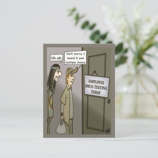 Medewerker drugstesten na Kaart (Staand voorkant)