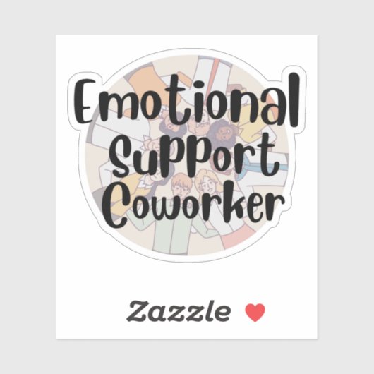 Medewerker emotionele steun sticker (Vel)