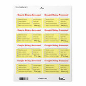 Medewerker erkenningsraad geweldige checklist awar etiket (Full Sheet)