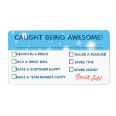 Medewerker erkenningsraad geweldige checklist awar etiket (Voorkant)