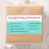 Medewerker erkenningsraad geweldige checklist awar etiket (Insitu)