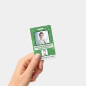 Medewerker Foto Bar Code Logo ID Aangepast Badge (Handheld)