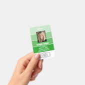 Medewerker Foto-ID - strepen logo, professioneel Badge (Handheld)