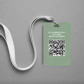 Medewerker Foto QR Code Groen Aangepast Badge