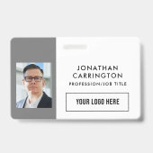 Medewerker ID Aangepaste foto Logo Badge (Voorzijde)