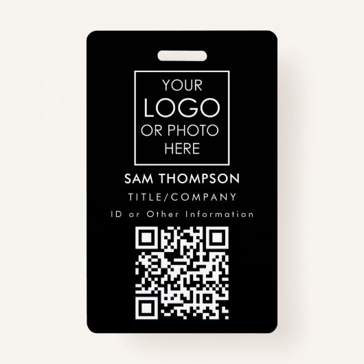 Medewerker ID Foto Bedrijf Beveiligingsbadge QR Co Badge (Voorkant)