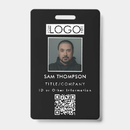 Medewerker ID Foto Bedrijf Beveiligingsbadge QR Co Badge