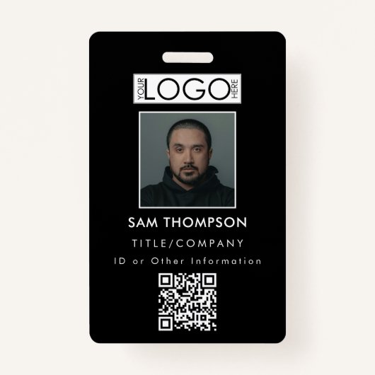 Medewerker ID Foto Bedrijf Beveiligingsbadge QR Co Badge (Voorkant)