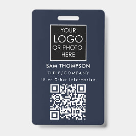 Medewerker ID Foto Bedrijf Beveiligingsbadge QR Co Badge