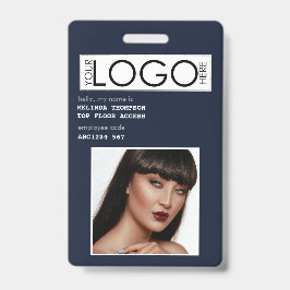 Medewerker ID Foto Bedrijfsidentificatie Blauw Badge