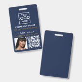 Medewerker ID Foto QR-code Aangepaste ID afdrukken Badge (Voor- en achterkant)