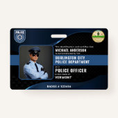 Medewerker ID  politie en ordehandhaving Badge (Voorkant)