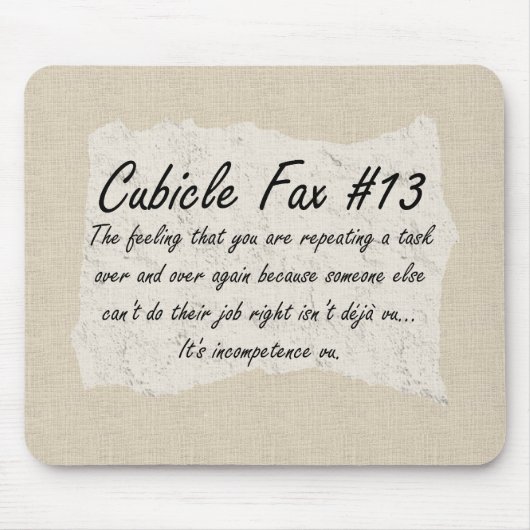 Medewerker Incompetentie Muismat (Voorkant)