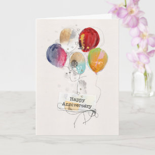 Medewerker Jubileum Ballonnen Kaart