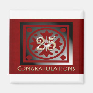 Medewerker Jubileum Cadeaus  Rode Magneet