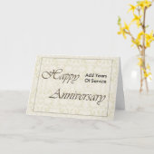 Medewerker Jubileum Nieuw Classic  Kaart (Gele Bloem)