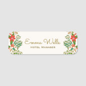 Medewerker Kerstkrans Naamplaatje (Voorkant)