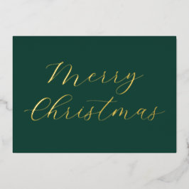 Medewerker Kerstwensen Bedrijfsnaam Goud Folie Feestdagenkaart