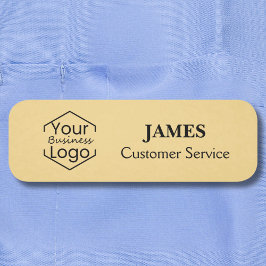 Medewerker Magnetische Veiligheidspin Goud Custom  Naamplaatje