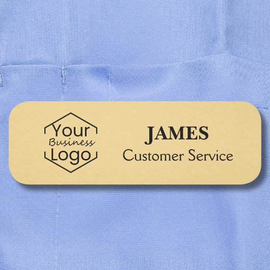 Medewerker Magnetische Veiligheidspin Goud Custom  Naamplaatje