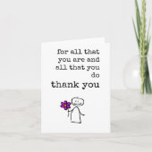 Medewerker, Medewerker, Waardering, Eenvoudige Kaa Kaart (Voorkant)