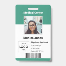 Medewerker medisch foto ID-badge