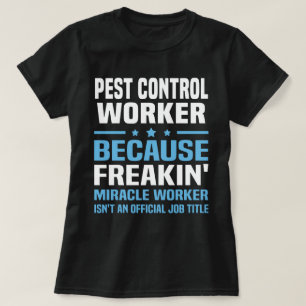 Medewerker ongediertebestrijding t-shirt