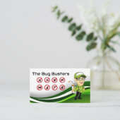 Medewerker ongediertebestrijding visitekaartje (Staand voorkant)