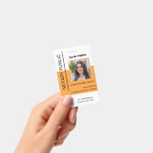 Medewerker Openbaar ID fotokantoor geel Badge (Handheld)