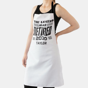 Medewerker Pensioen De Legende Gepensioneerde Gag Schort