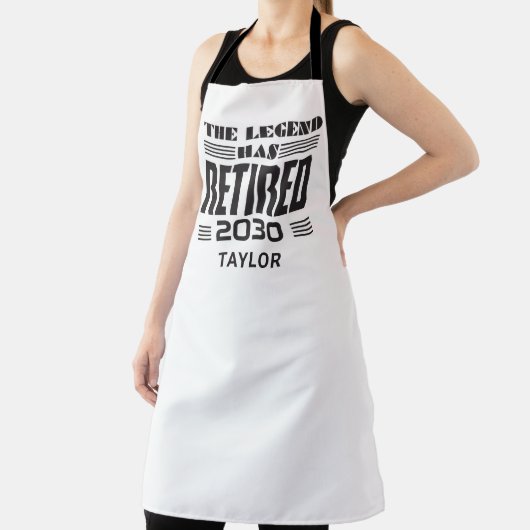Medewerker Pensioen De Legende Gepensioneerde Gag Schort (Insitu)