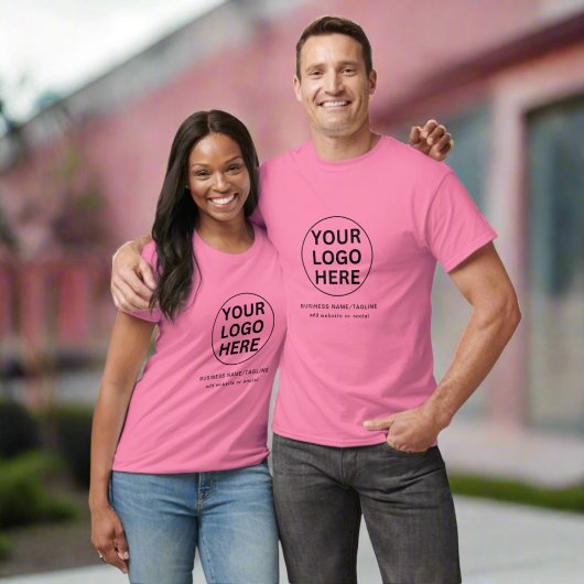 Medewerker Personeel Uniform Unisex Business Logo T-shirt