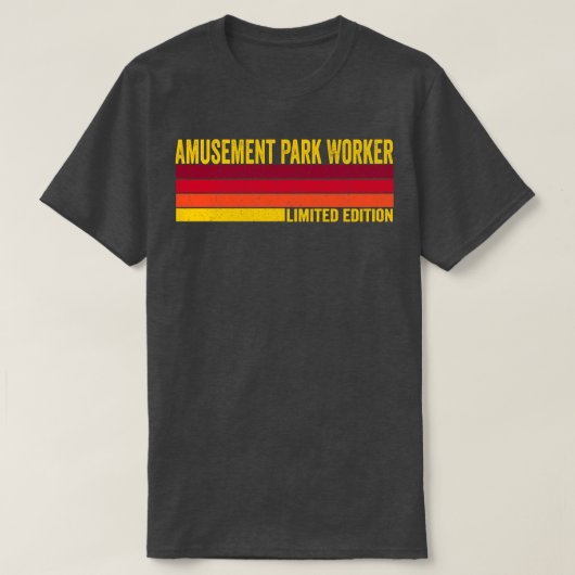 Medewerker pretpark t-shirt (Design voorkant)