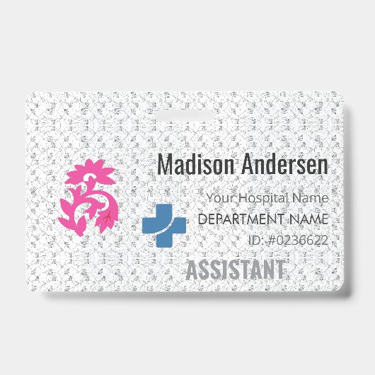 Medewerker PVC Badge – Gepersonaliseerd.Event.Duur (Voorkant)