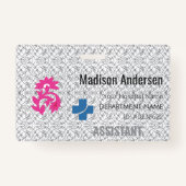 Medewerker PVC Badge – Gepersonaliseerd.Event.Duur (Voorkant)