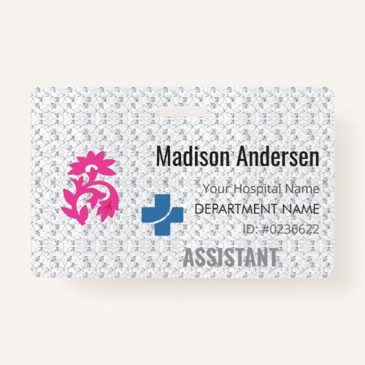 Medewerker PVC Badge – Gepersonaliseerd.Event.Duur (Voorkant)