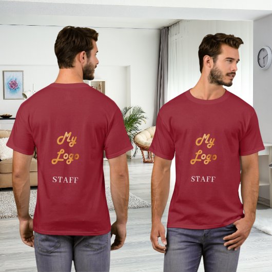 Medewerker Red business logo T-shirt