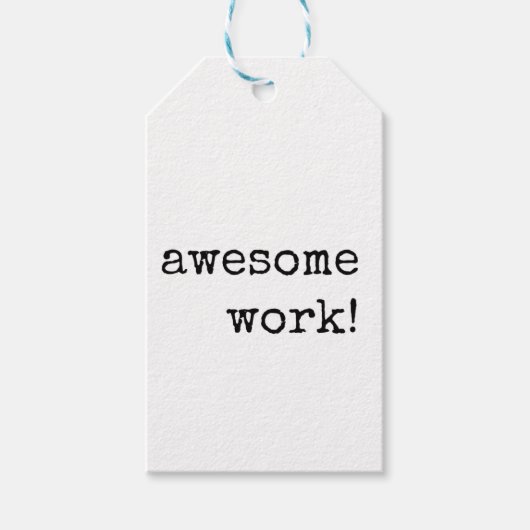 Medewerker, Team, Personeel Waardering Gift Label Cadeaulabel (Voorkant)