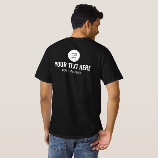  Medewerker Teamlid Mannen T-shirt (Achterkant volledig)