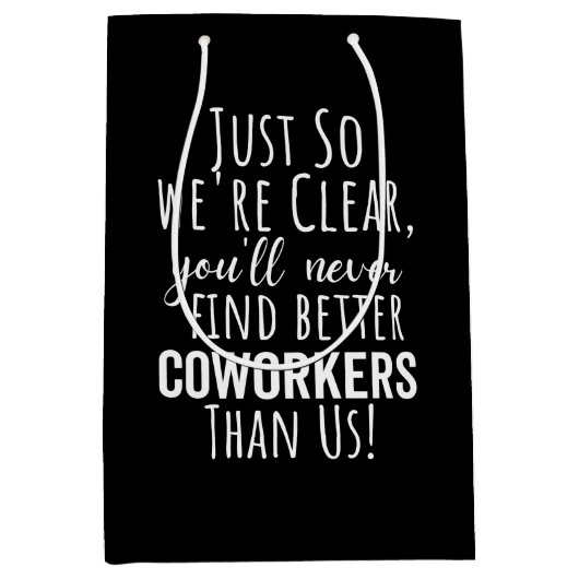 Medewerker Vaarwel | Medewerker Moving | Verlaten  Medium Cadeauzakje (Voorkant)