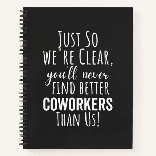 Medewerker Vaarwel | Medewerker Moving | Verlaten Notitieboek (Voorkant)