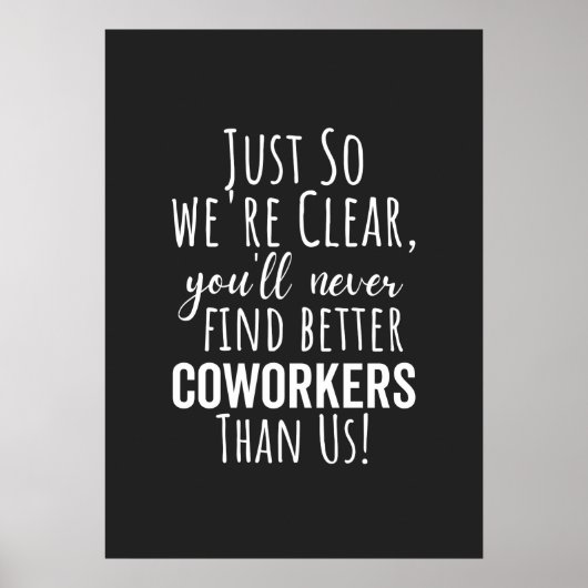 Medewerker Vaarwel | Medewerker Moving | Verlaten Poster (Voorkant)