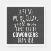 Medewerker Vaarwel | Medewerker Moving | Verlaten  Servet (Voorkant)