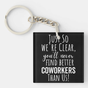 Medewerker Vaarwel Medewerker Moving Verlaten Sleutelhanger