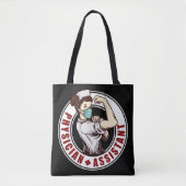 Medewerker van de arts Rosie De Riveter Tote Bag (Voorkant)