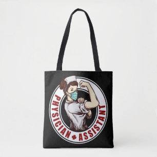 Medewerker van de arts Rosie de Riveter Tote Bag