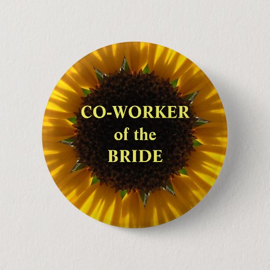 Medewerker van de bride ronde button 5,7 cm (Voorkant)