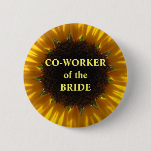Medewerker van de bride ronde button 5,7 cm