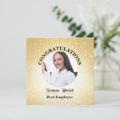 Medewerker van de Maand Award Kaarten: Gepersonali Kaart (Staand voorkant)