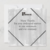 Medewerker van de maand erkenningskaart kaart (Achterkant)